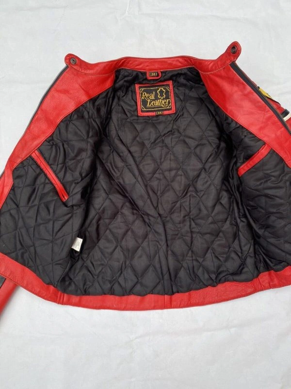 Ferrari F1 Racing Leather Jacket