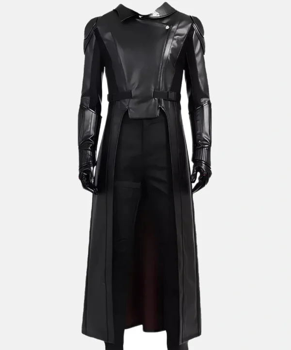 G.I. Joe Retaliation Movie Cobra Commander Black Leather Long Coat For Halloween Sale