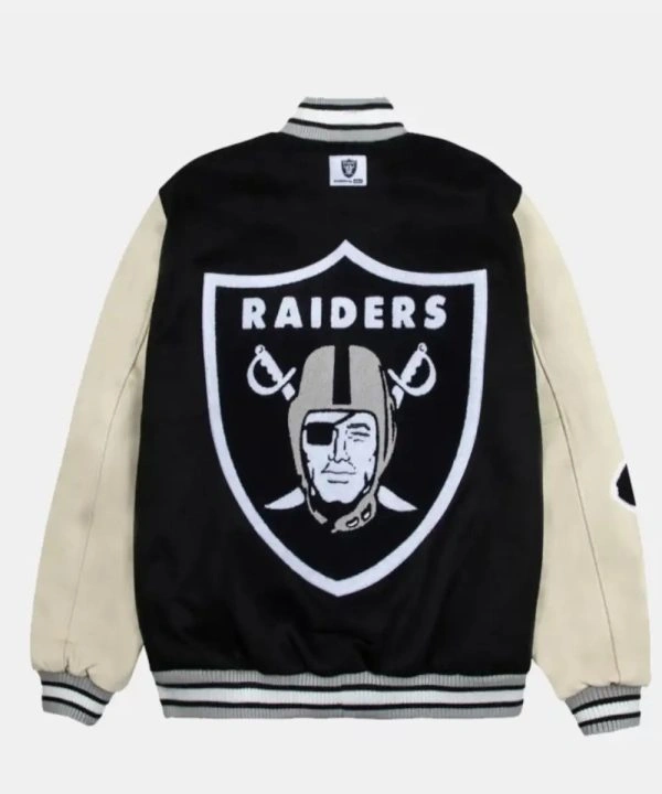 GOLF WANG Las Vegas Raiders Varsity Jacket - Image 3
