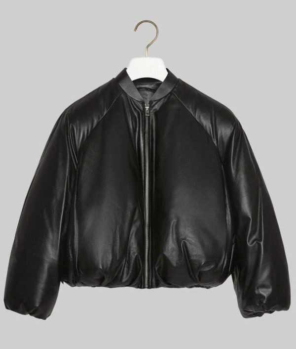 Hailey Bieber Black Puffer Jacket For Men and Women On Sale