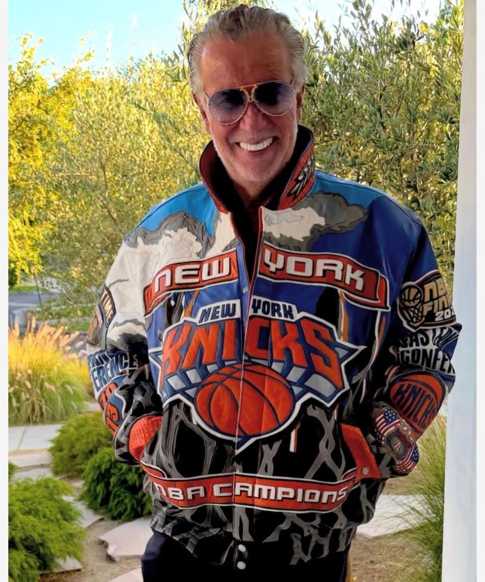 Jeff Hamilton New York Knicks Knickerbockers NBA Champions Leather Jacket