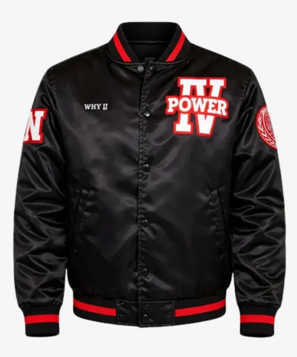 Joseph Sikora Power Book IV Force Tommy Egan Black & Red Varsity Bomber Jacket For Men & Women