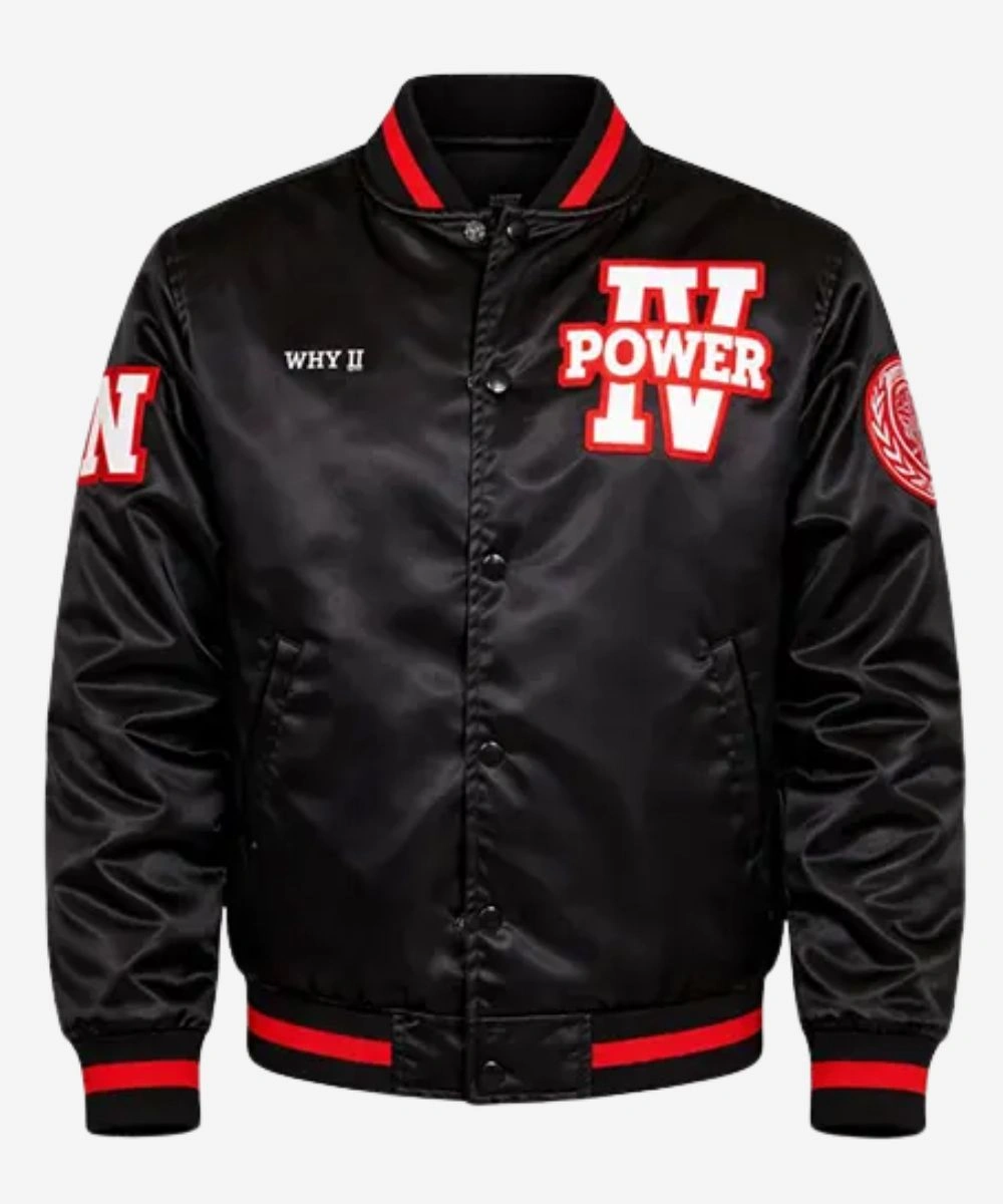 Joseph Sikora Power Book IV Force Tommy Egan Black & Red Varsity Bomber Jacket For Men & Women