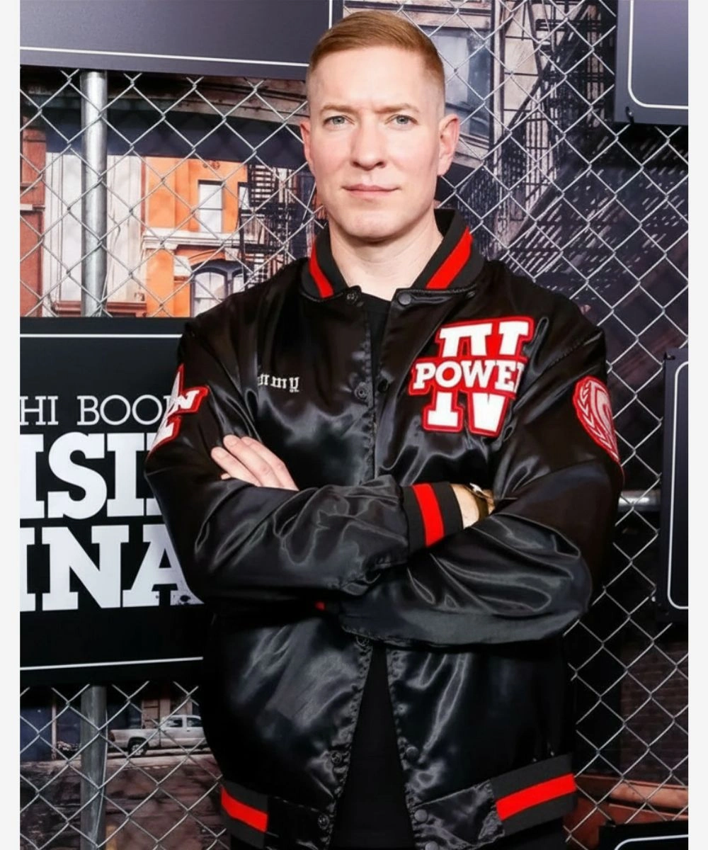Joseph Sikora Power Book IV Force Tommy Egan Varsity Bomber Jacket Black & Red