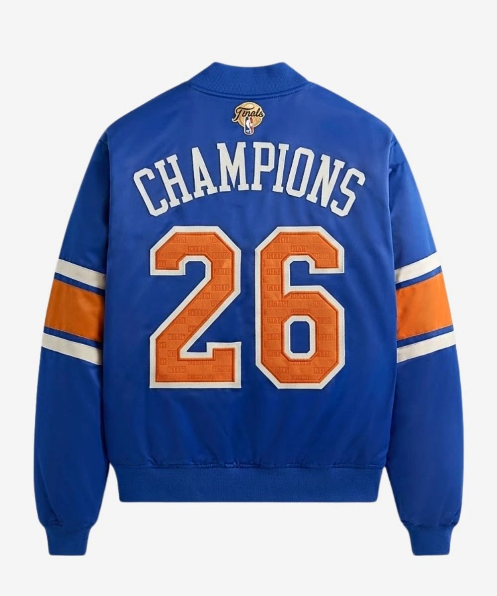 Kith New York Knicks Champions Jacket Blue