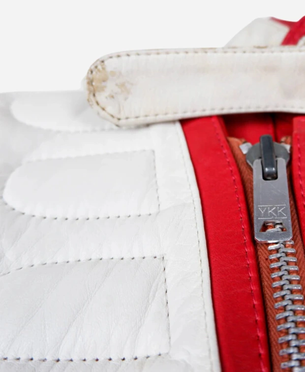 Kristen Stewart Charlie’s Angles Sabina Wilson Jacket Red & White