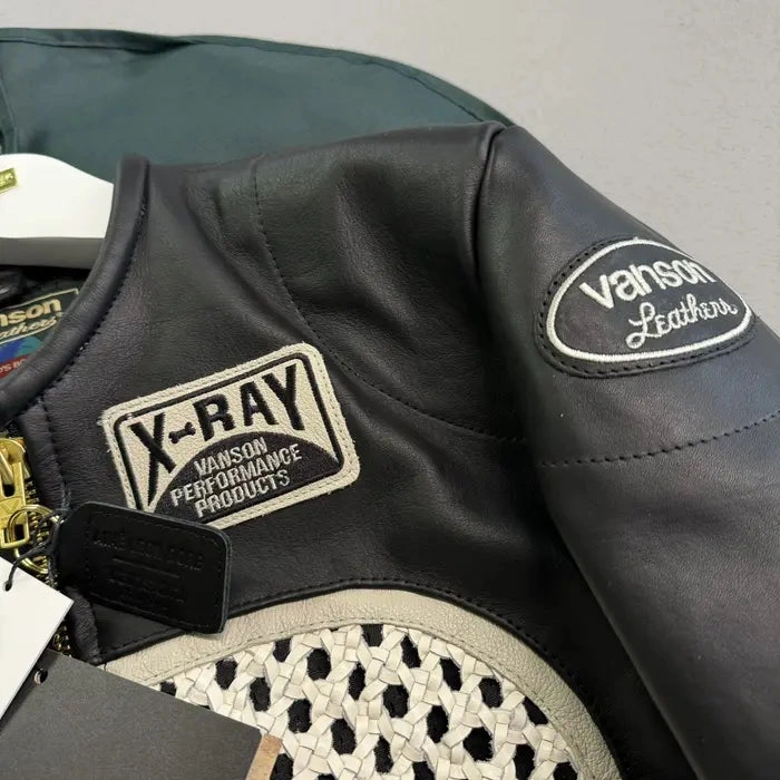 Lakers Vanson Raffia Lebron James Aime Leon Career 40k Black Leather Jacket