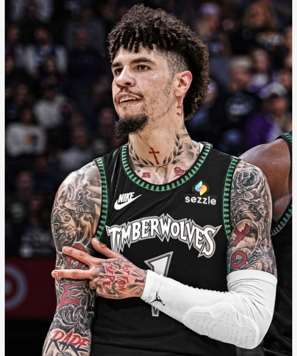 Lamelo Ball Timberwolves Jersey Black