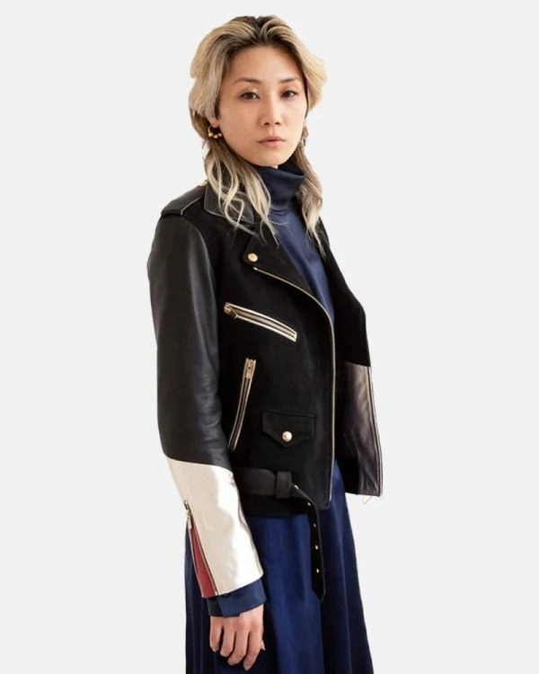 Lola Dewaere Mademoiselle Holmes TV Series 2024 Charlie Black Jacket