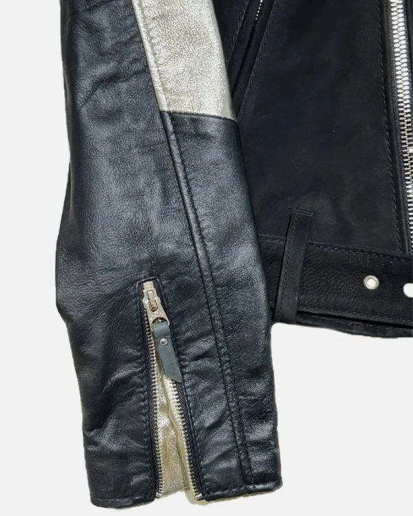 Lola Dewaere Mademoiselle Holmes TV Series 2024 Charlie Black Leather Jacket