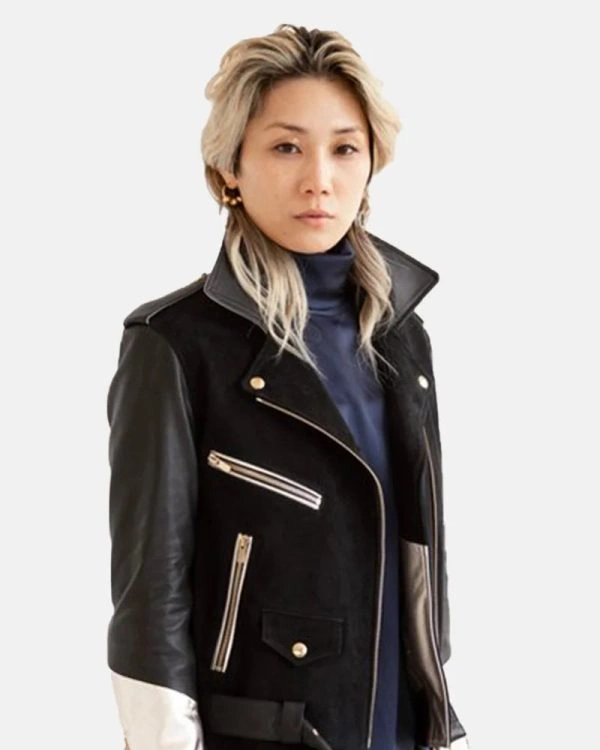 Lola Dewaere Mademoiselle Holmes TV Series 2024 Charlie Jacket Black
