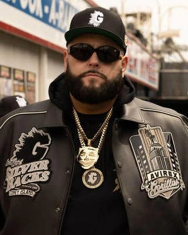 Men's Avirex Gorilla Nems Coney Island Jacket Black