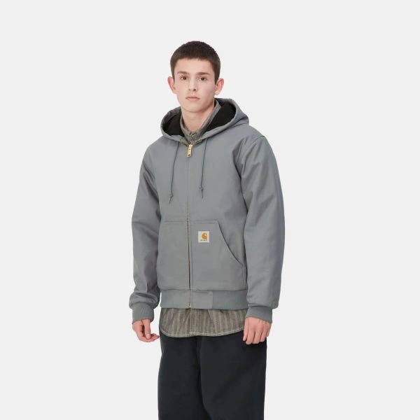 Men's Carhartt Dove Grey Active Hooded Jacket