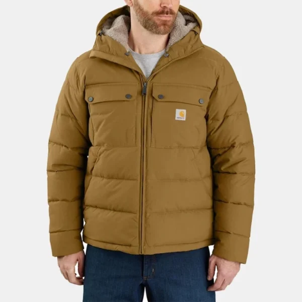 Men's Carhartt Montana Loose Fit Insulated Winter Jacket Brown