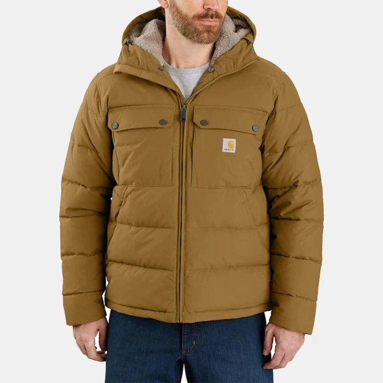 Men's Carhartt Montana Loose Fit Insulated Winter Jacket Brown