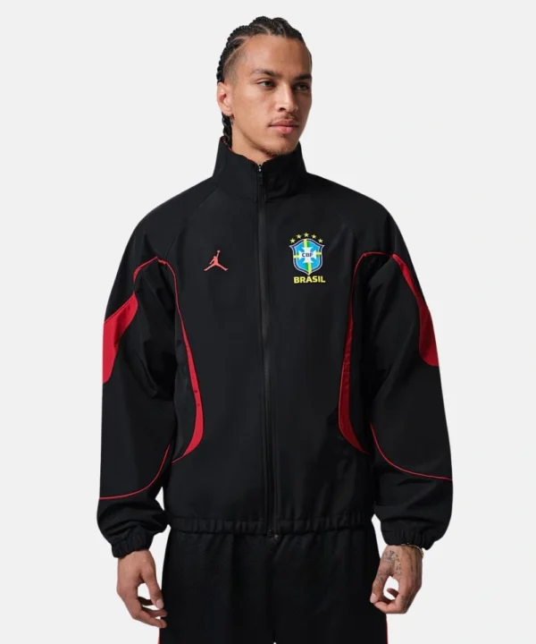 Men's Nike Jordan Brazil Bred Anthem Jacket
