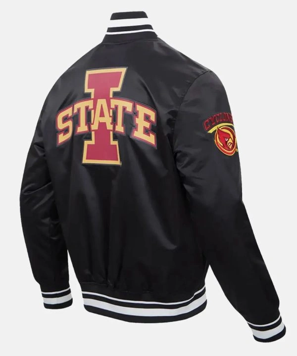 Men's Pro Standard Old English Iowa State Jacket Black