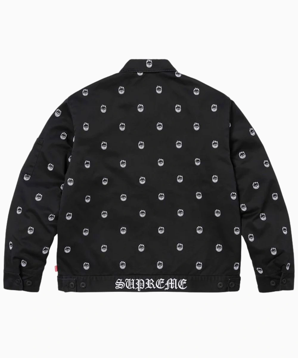 Men's Supreme Spitfire Work Jacket Black