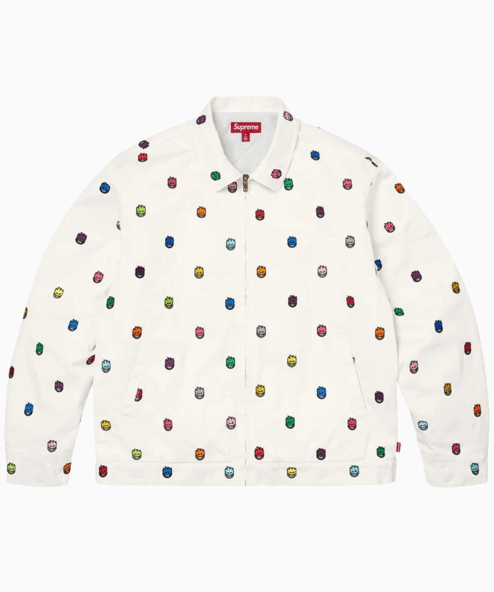 Men's Supreme Spitfire Work Jacket White