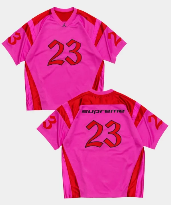 Supreme Jordan Jersey Pink