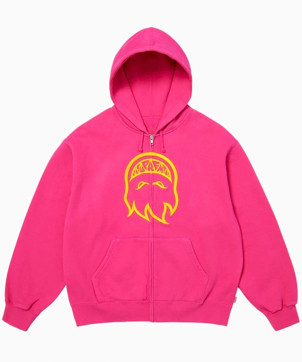Supreme Spitfire Hooded Sweatshirt Pink
