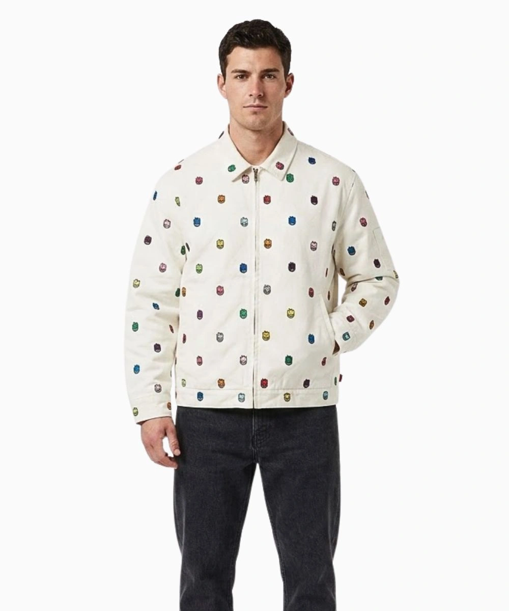 Supreme Spitfire Work Cotton Jacket White