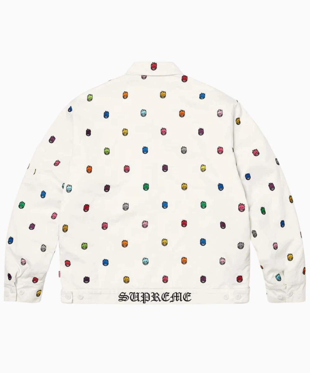 Supreme Spitfire Work Jacket White