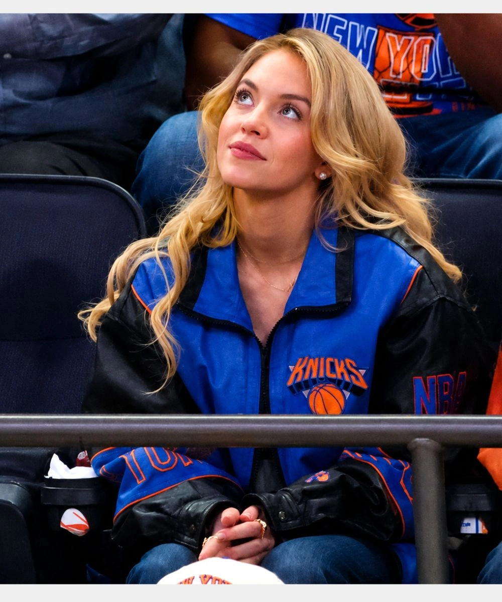 Sydney Sweeney 2026 Knicks Finals Jacket