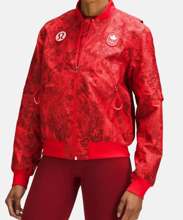 Team Canada Olympic 2024 Red Jacket For Sale