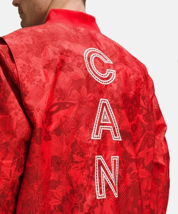 Team Canada Olympic 2024 Red Jacket