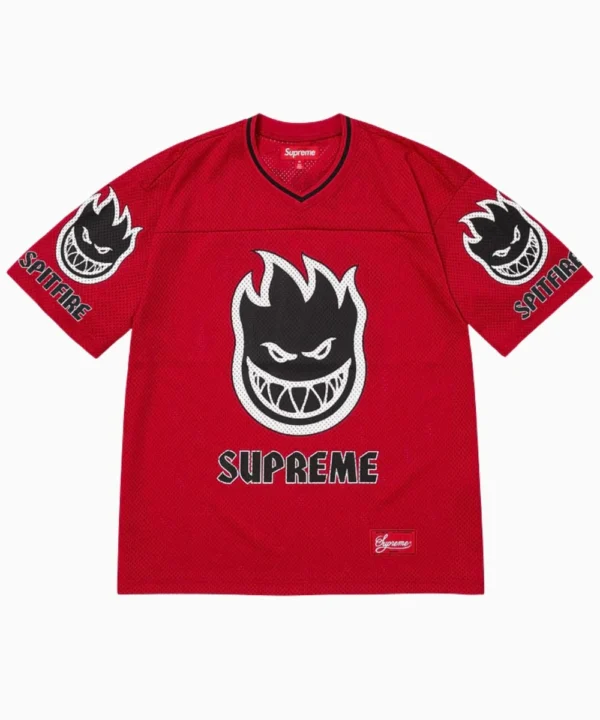 Unisex 2026 Supreme Spitfire Football Fleece Jersey Red