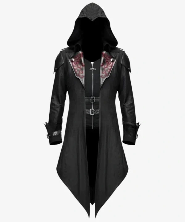 Unisex Black Halloween Leather Suit
