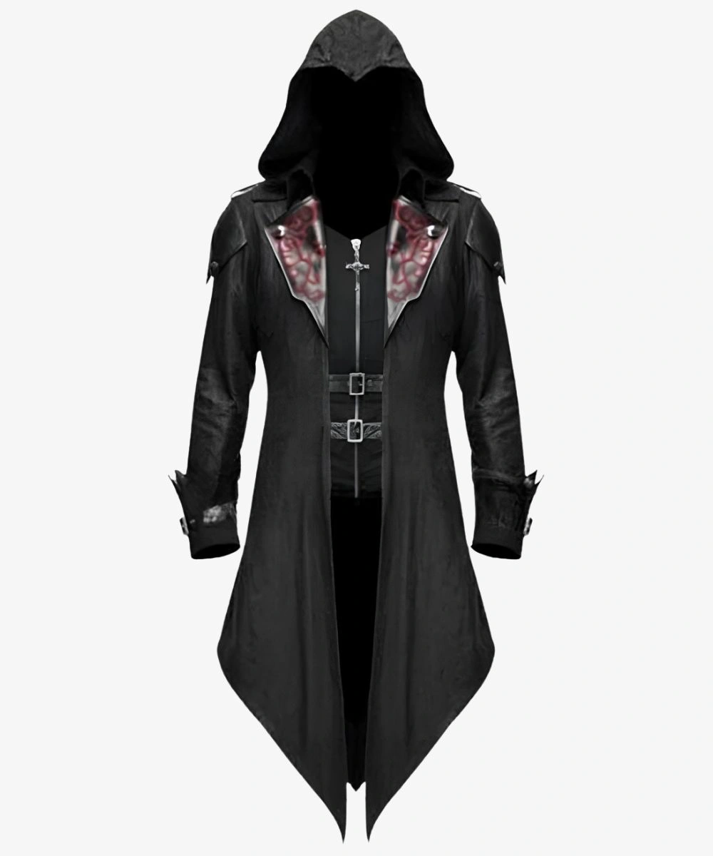 Unisex Black Halloween Leather Suit