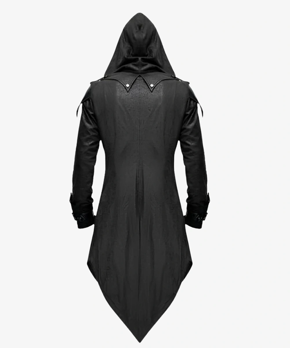 Unisex Halloween Black Leather Suit
