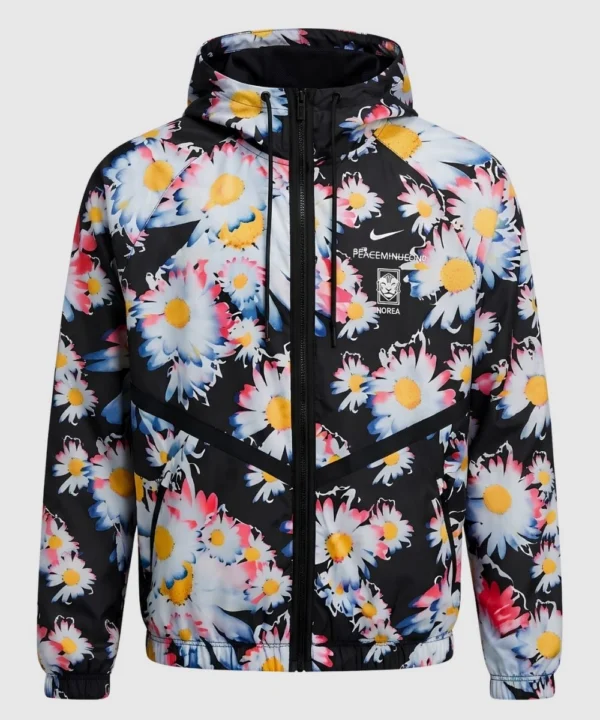 Unisex Nike x PEACEMINUSONE South Korea FIFA World Cup 2026 Anthem Hooded Jacket Black