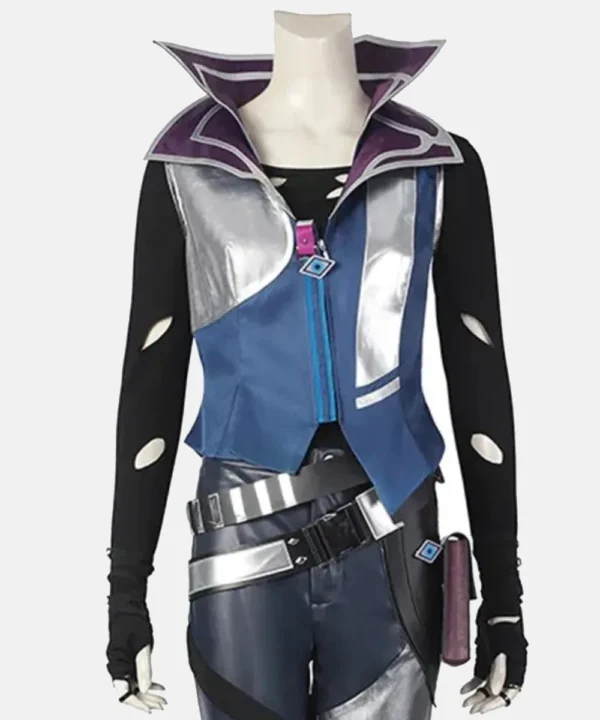 Valorant Episode 4 Fade Vest Blue And Silver