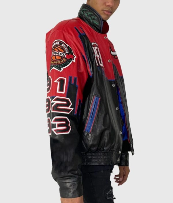 Vintage 3 Peat Repeat Jeff NBA Chicago 1998 Bulls Jacket