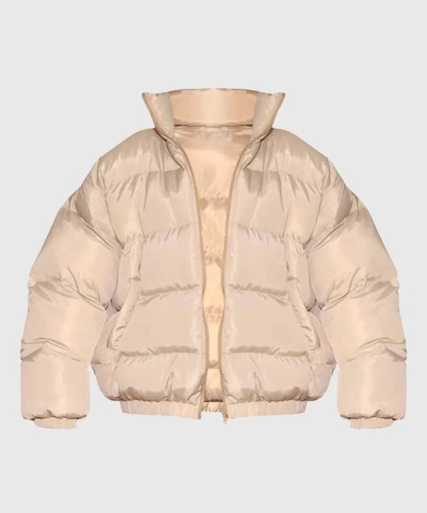 Women's Cream Extreme Oversized Down Puffer Jacket Sale