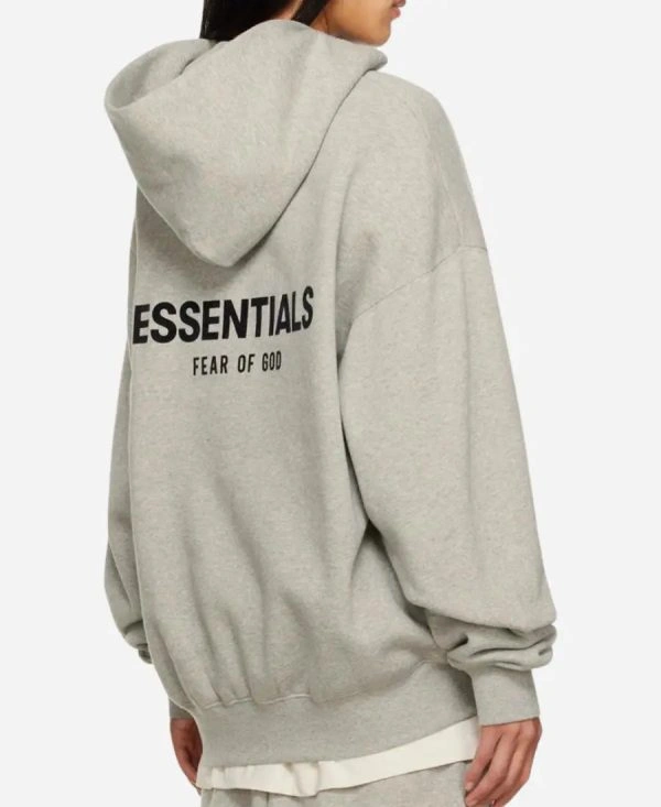 Women's Fear Of God Essentials Hoodie Grey