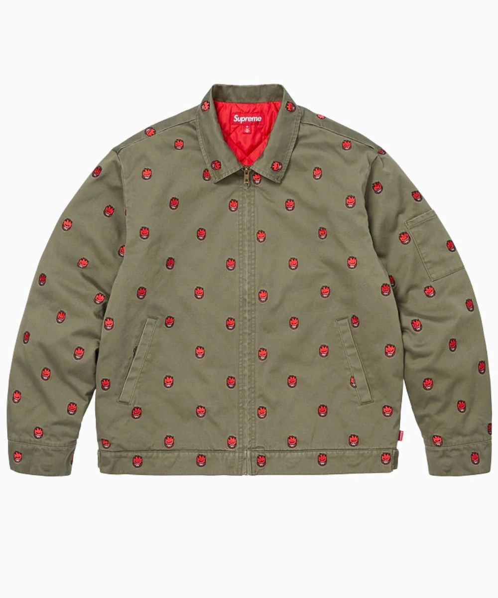 Women's Supreme Spitfire Work Jacket Olive Green