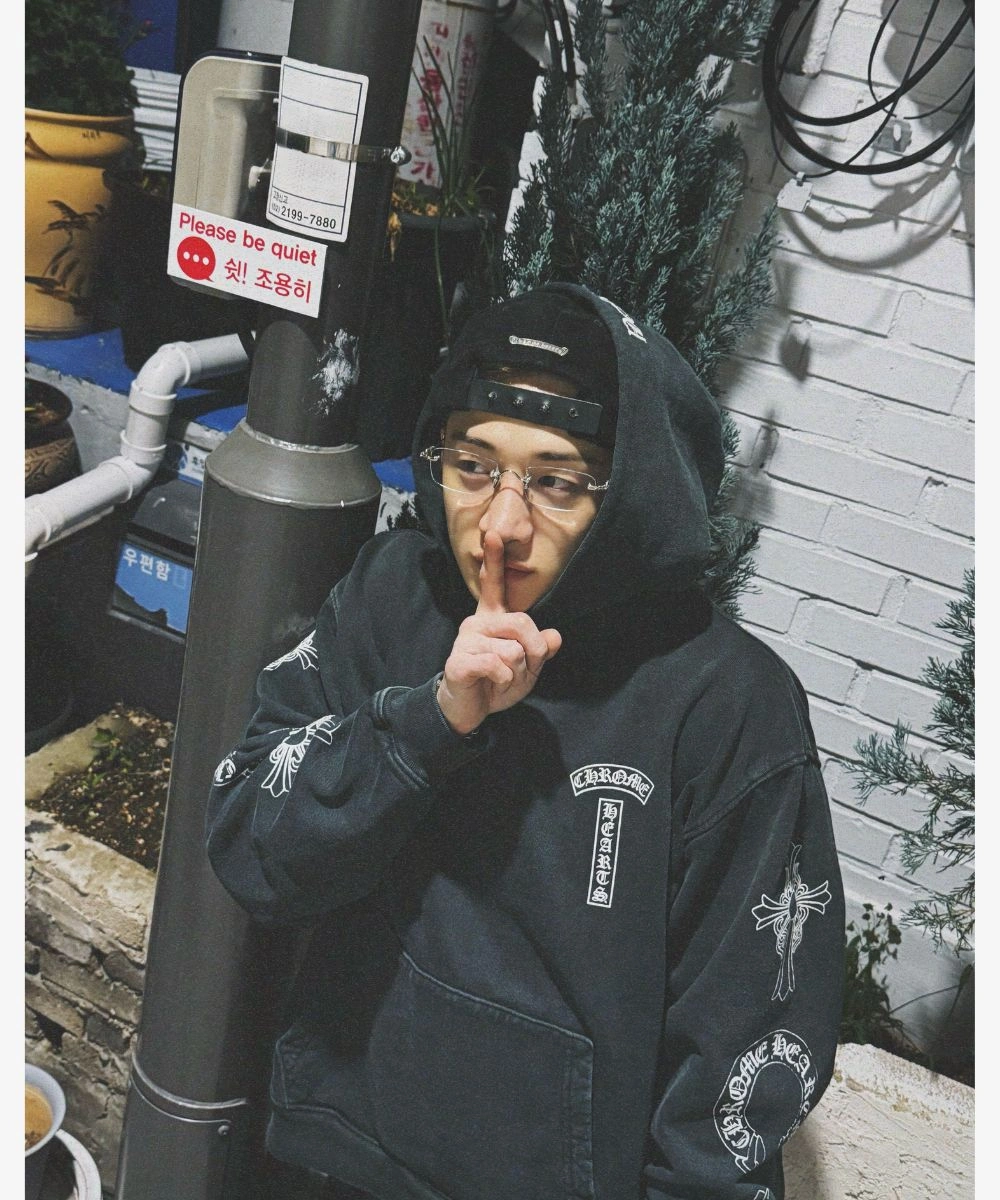 2026 Chrome Hearts Soap & Water Bang Chan Black Hoodie