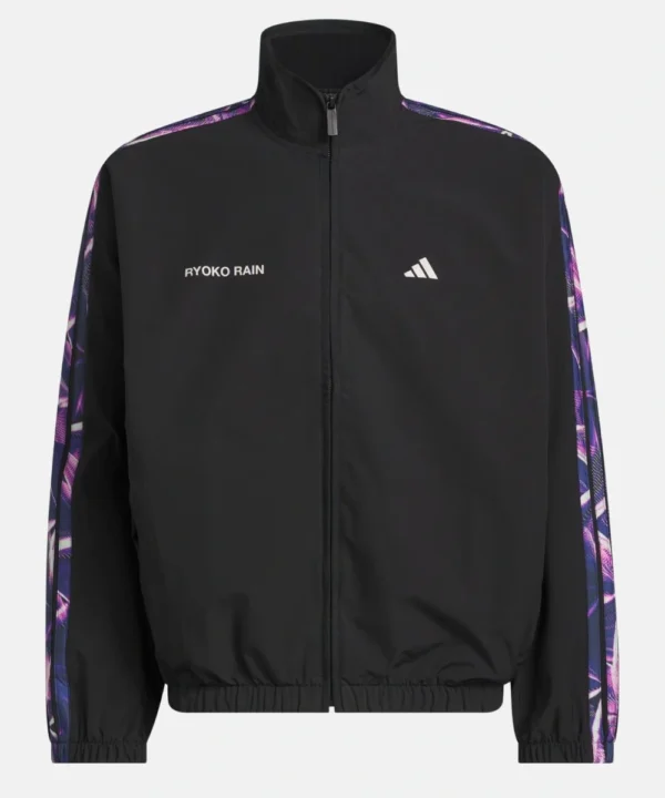 Adidas 2026 Ryoko Rain Full-Zip Woven Track Jacket Black