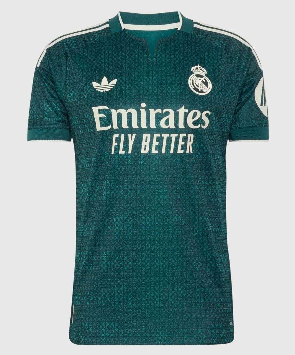 Adidas Real Madrid 26/27 Away Authentic Jersey Green