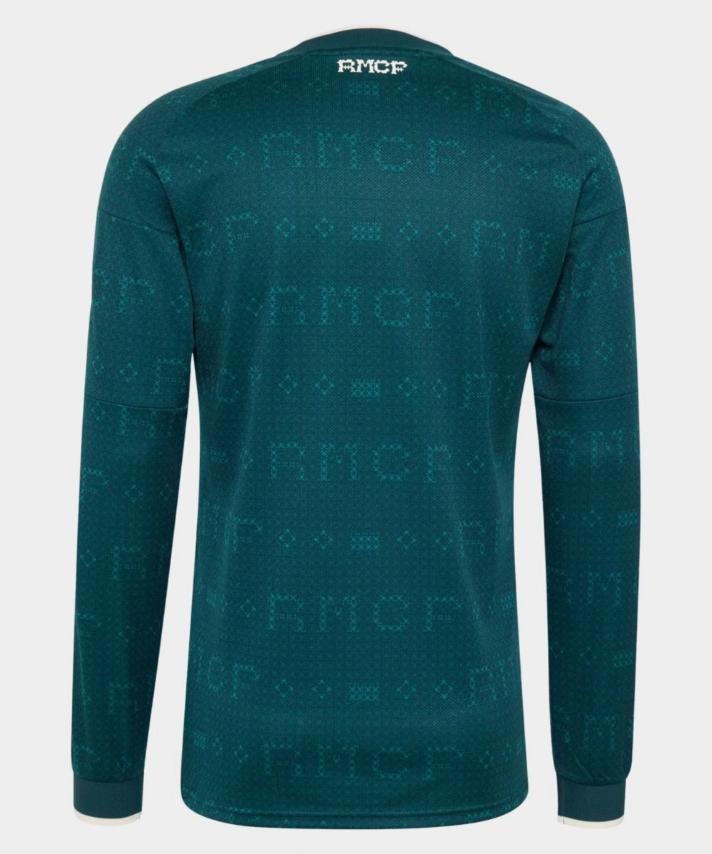 Adidas Real Madrid Away Long Sleeve Jersey Green