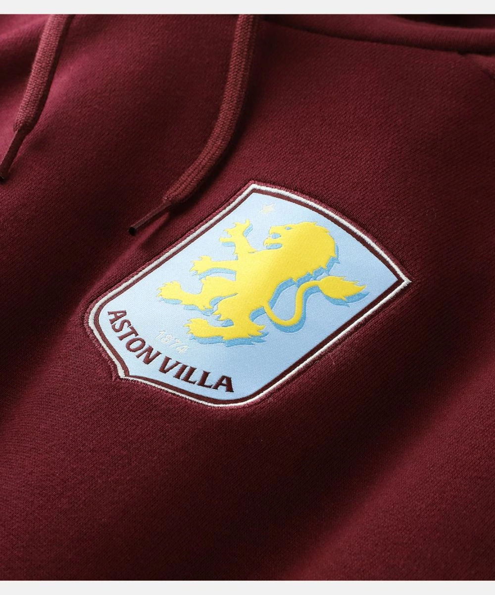 Aston Villa Adidas DNA Hoodie Maroon