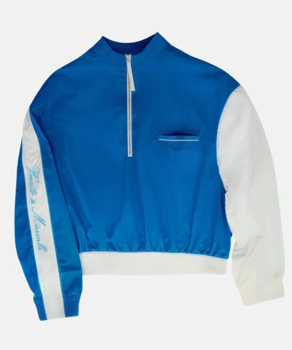 Bad Bunny Marseille Jacquemus Jacket Blue & White