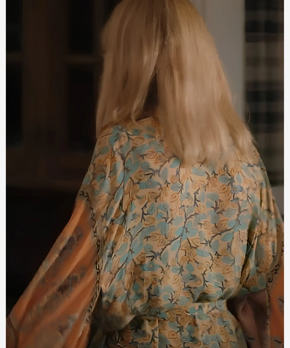 Beth Dutton TV Series Yellowstone S05 Kelly Reilly Floral Kimono Robe