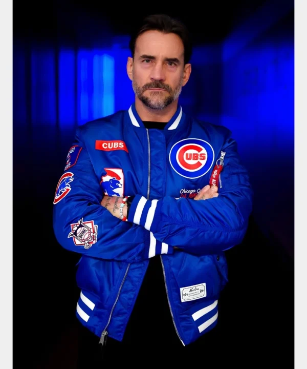 CM Punks Cubs Jacket Blue