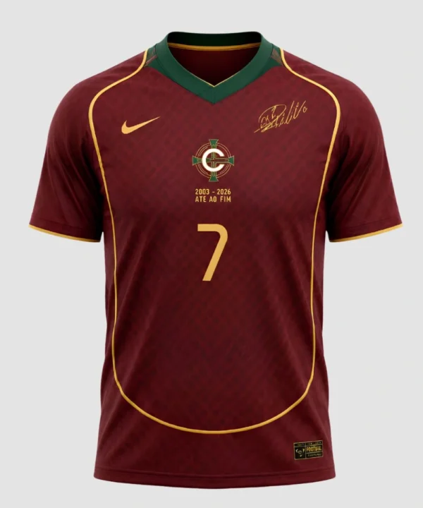 Cristiano Ronaldo Nike ONE LAST DANCE Jersey Maroon & Green