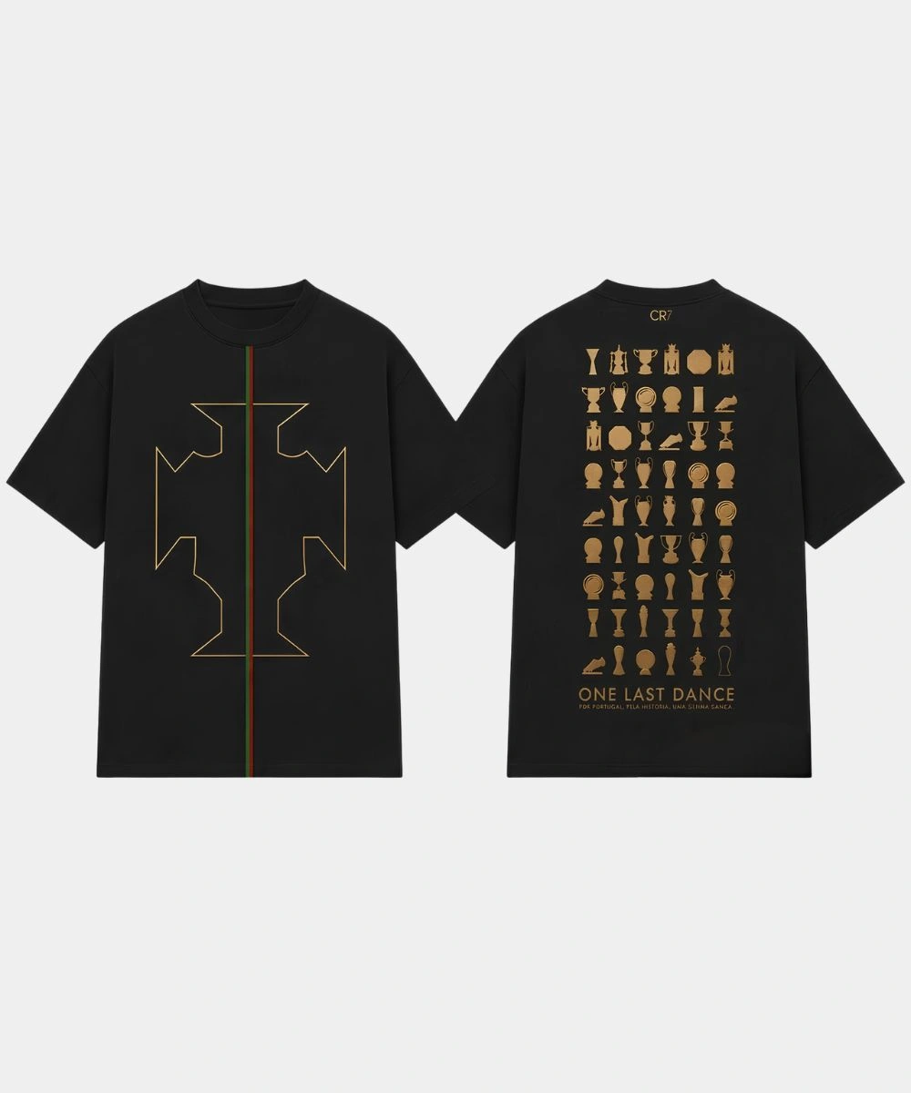 Cristiano Ronaldo One Last Dance Black T-Shirt